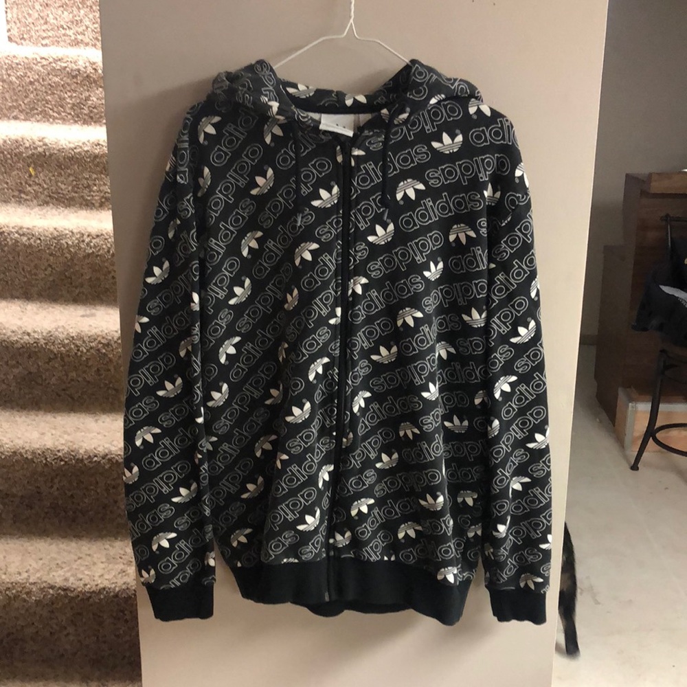 Mens Adidas zip up hoodie